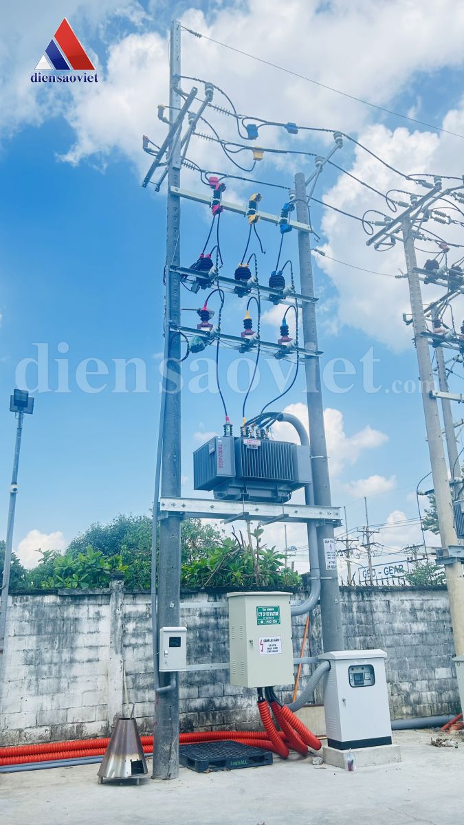 Công ty Điện Sao Việt - Đường dây trung thế 22KV & TBA 630KVA Cty CP Đầu Tư Infactor 2