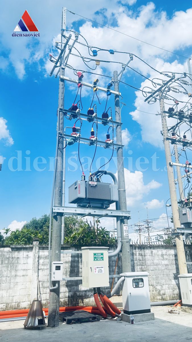 Công ty Điện Sao Việt - Đường dây trung thế 22KV & TBA 630KVA Cty CP Đầu Tư Infactor 6