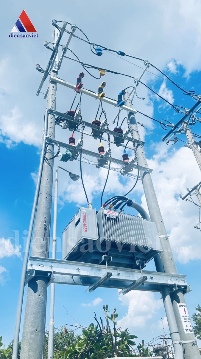 Công ty Điện Sao Việt - Đường dây trung thế 22KV & TBA 630KVA Cty CP Đầu Tư Infactor 4