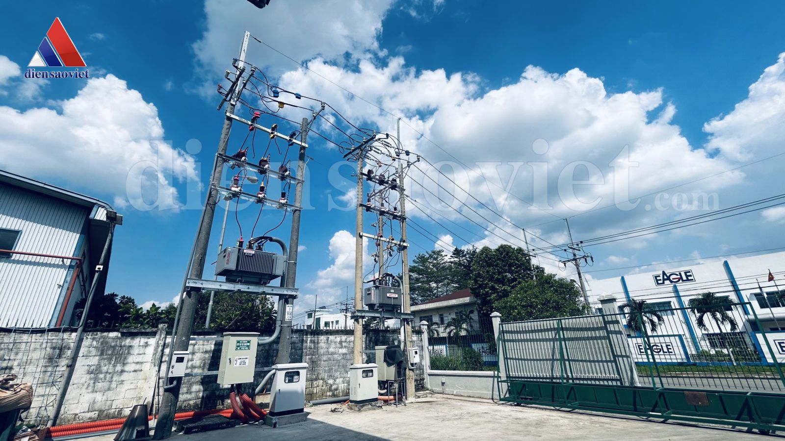 Công ty Điện Sao Việt - Đường dây trung thế 22KV & TBA 630KVA Cty CP Đầu Tư Infactor 1