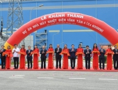 Phó Thủ tướng Trương Hoà Bình cắt băng khánh thành nhà máy nhiệt điện Vĩnh Tân 4