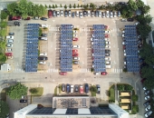 Các bãi đậu xe lớn ở Pháp phải lắp mái che năng lượng mặt trời